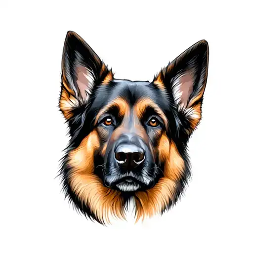 German Shepherd Ear