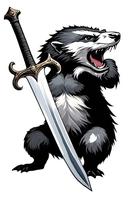 The Honey Badger Forges His Sword Made