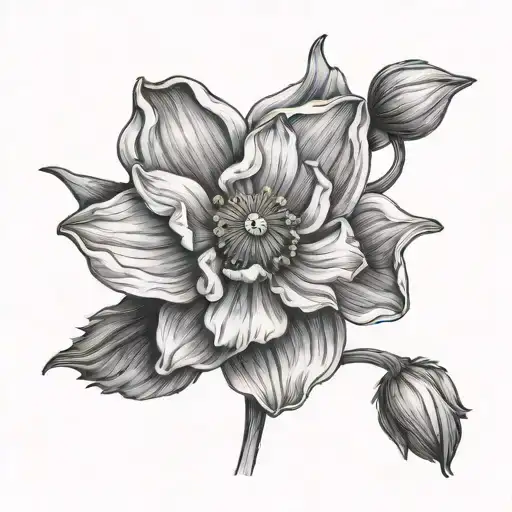 Daffodil Poppy Daisy Blooming