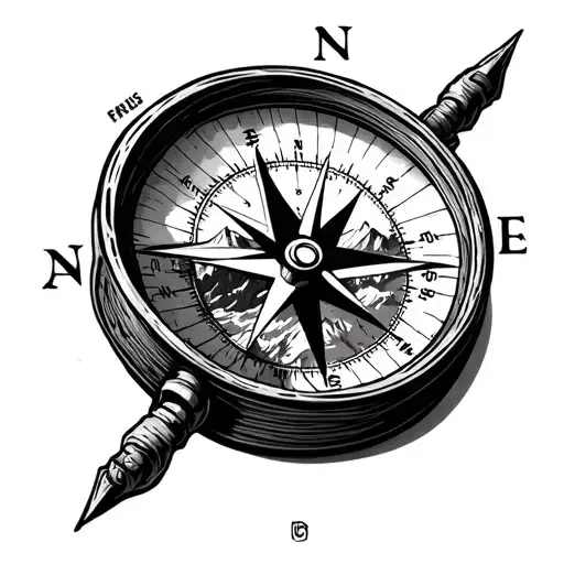 Mountain Compass Traveling