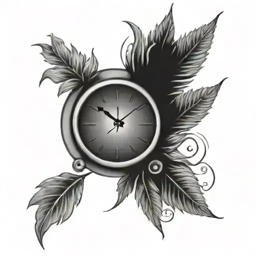 Clock Showing 5 Past 12