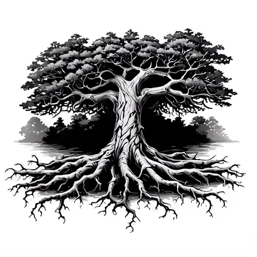 Tree Life Twisted Gnarly Twisted Roots