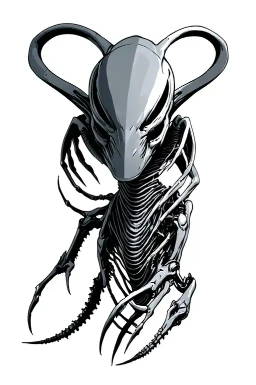 Alien Xenomorph 15Cm Simple
