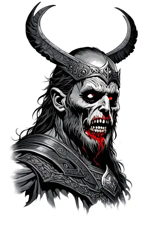 Zombie Nordic Thor The Thundergod