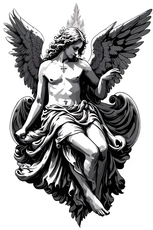 Religious Symbols Fallen Angel Falling