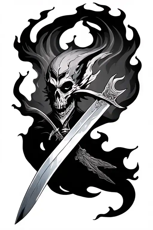 Soul And Blade On Fire