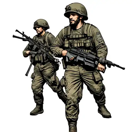 2Nd Battalion 7Th Marines Operation Iraqi Freedom Standing