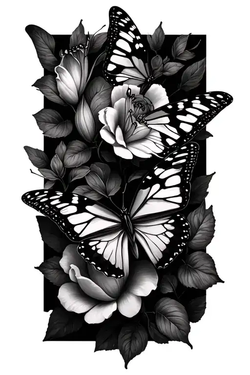 Lilly Rose Butterflies Intwined