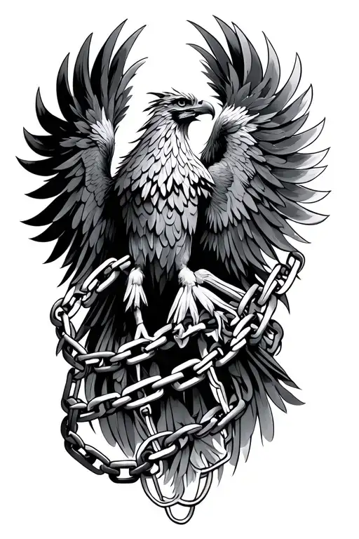 A Chain Circulating The Forearm But A Creative Combination Of Phoenix Features
