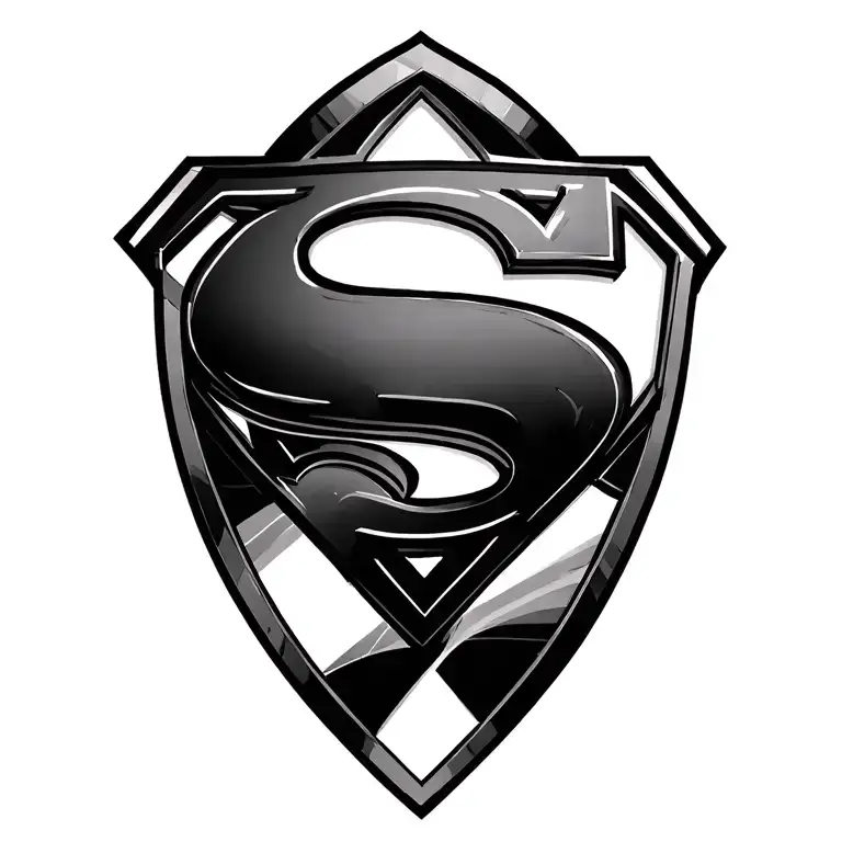 Superman Logo With An E Made
