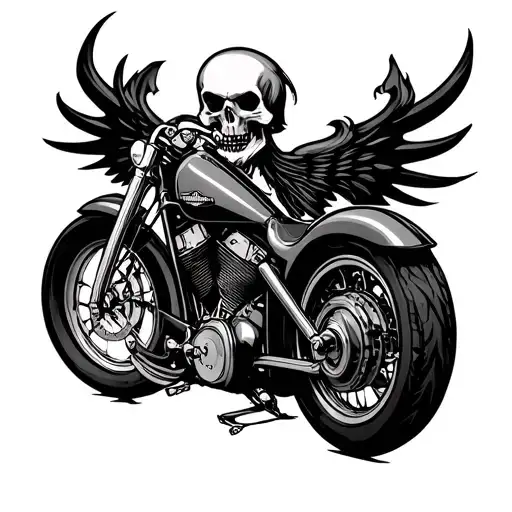 Reaper Harley Davidson Bar And Shield