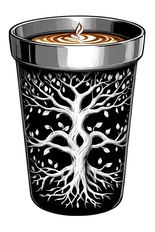 Portafilter With Family Tree Intertwined