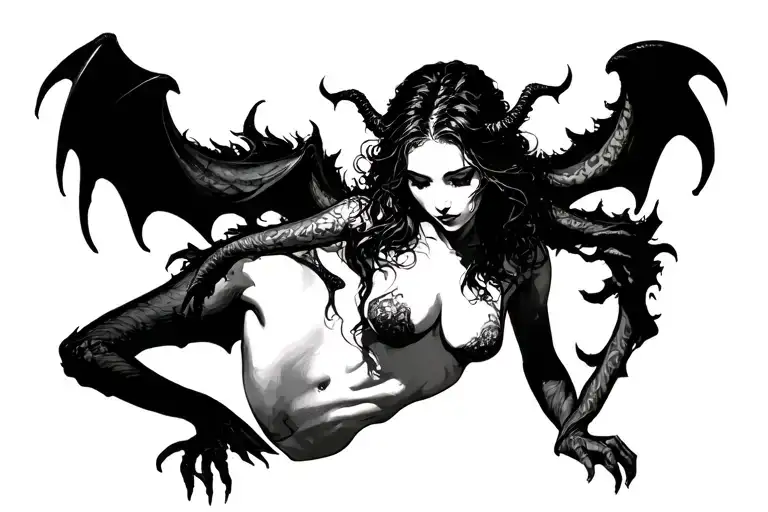 Demon Girl Nude