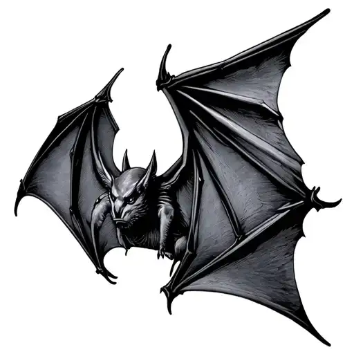 Symmetrical Sharp Spread Wing Bat