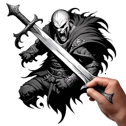 Small Sword Warrior Anger