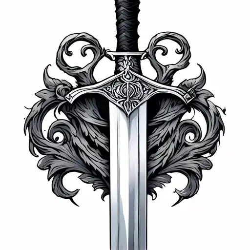 Sword With Delle Vergini As The Handles