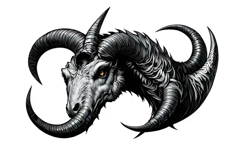 Capricorn Devil Horns