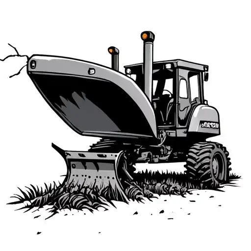 Broken Field Plow