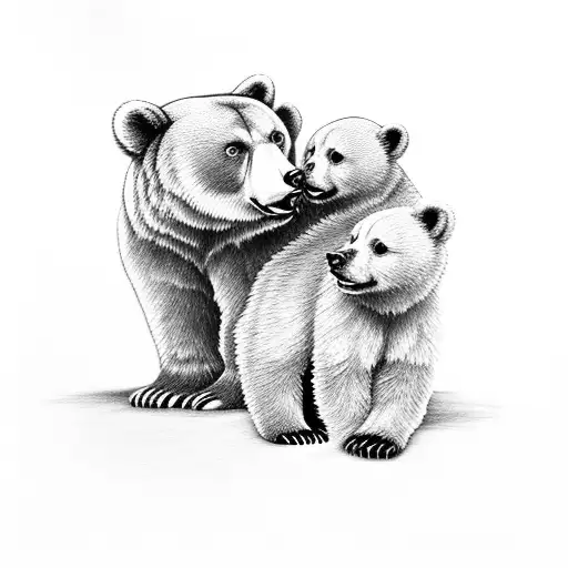 Baby Bear And Vicious Bear