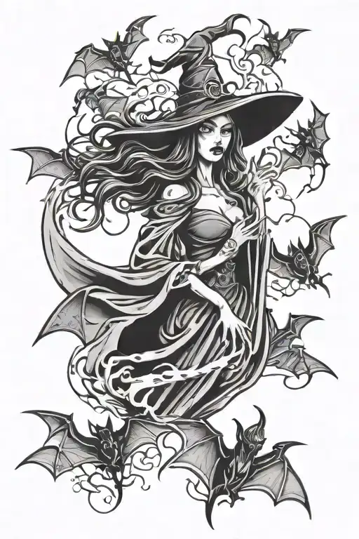 Witch Bats Ghosts