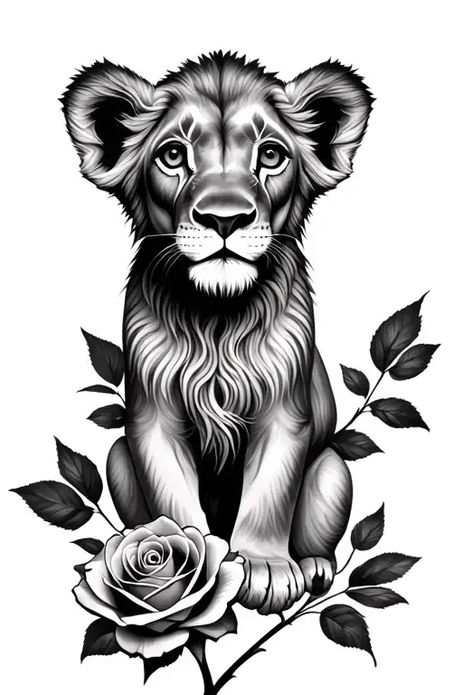 Rose Lion Cub