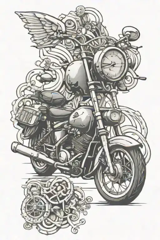 Motorcycles And Motivational Quote