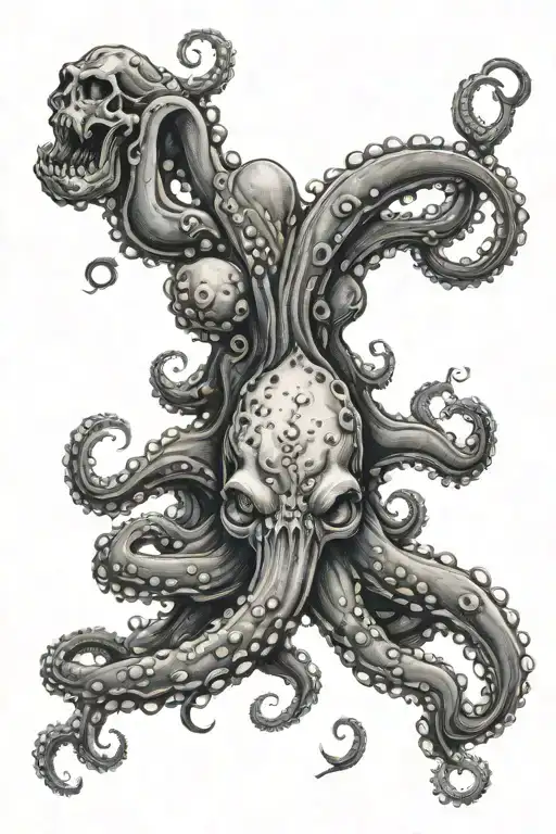Octopus With Zombies Coming