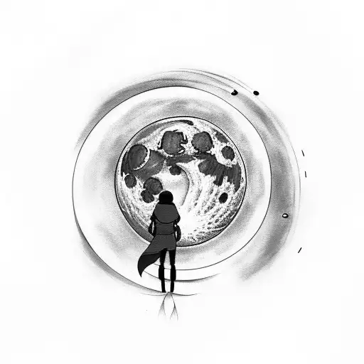 Moon In A Drak Night