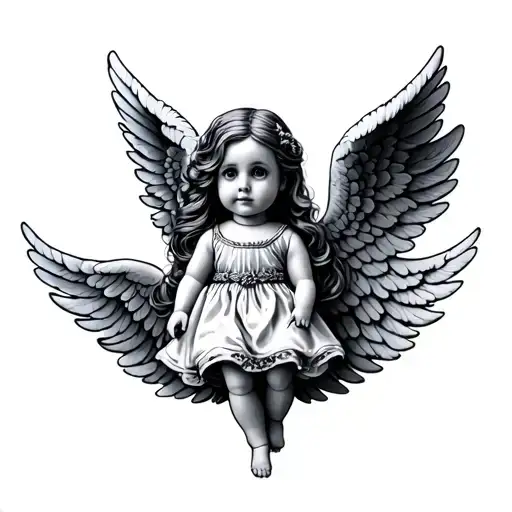 Doll Baby Angel Wings