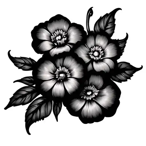 3 Flower Infinity Symbol