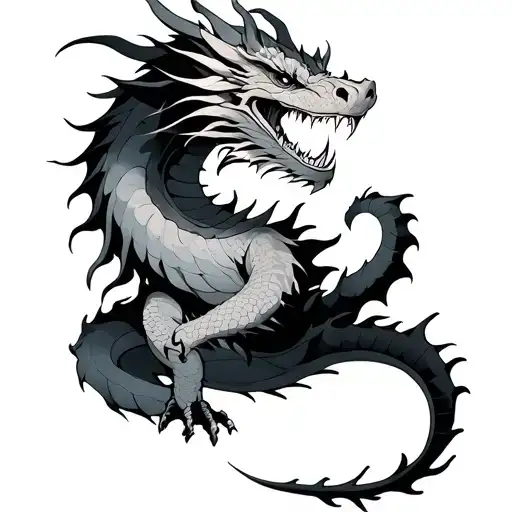 Anime Dragon Wrapped