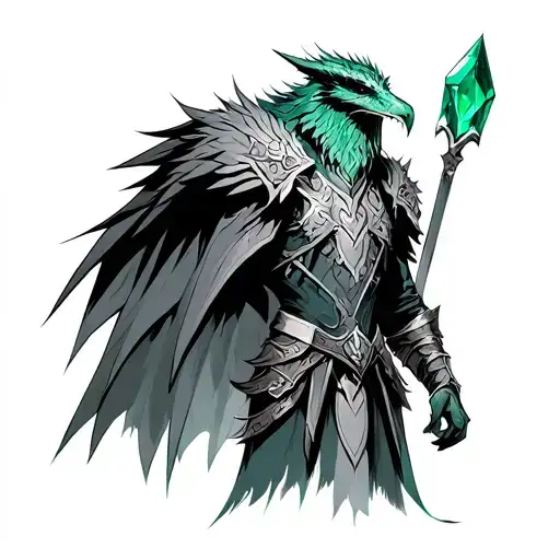 The Emerald Herald From Dark Souls 2