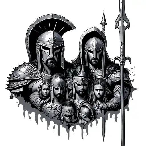 Spartan Warrior Protector Family