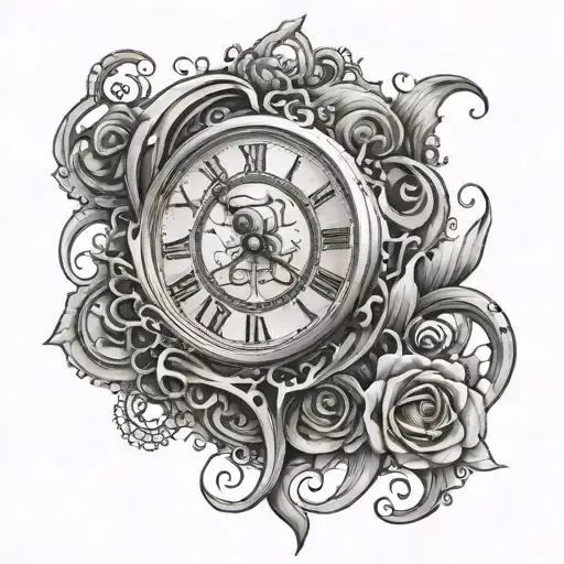 Clock Coming Out Of Skin