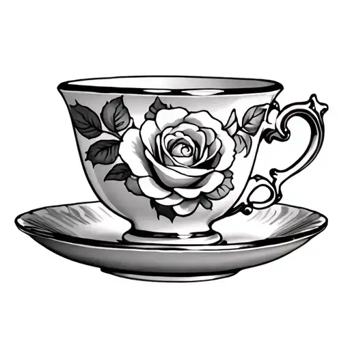 Royal Albert Old English Rose Tea Cup