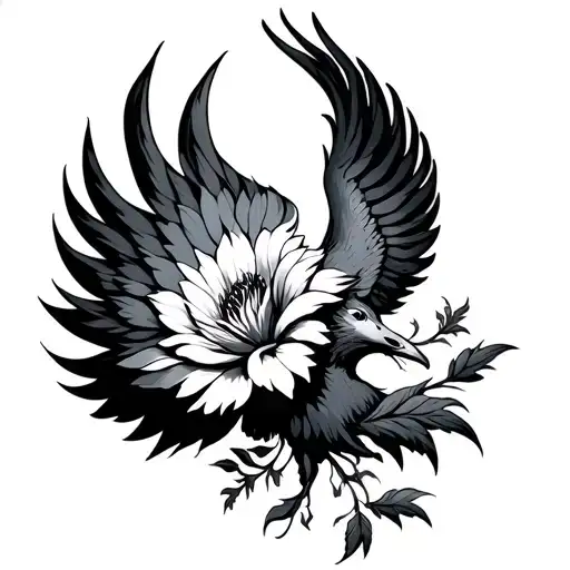 Phoenix Flower Blooming