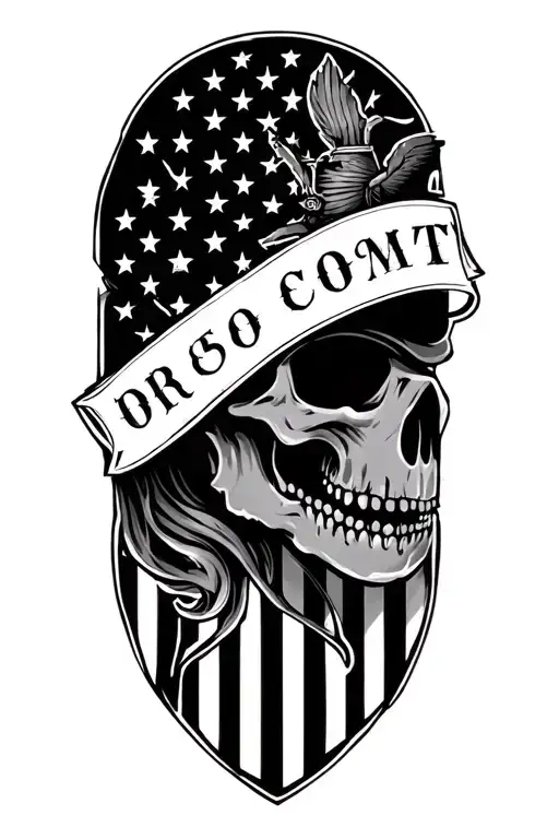 Navy Military Arm Sleeve Tattoo Design