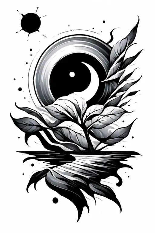 Renewable Energy Tattoo Abstract