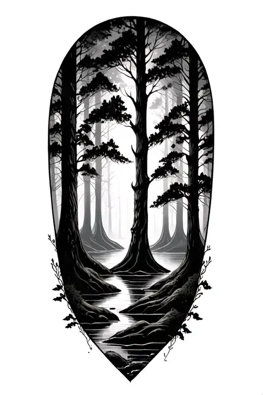 Forest Scene Inspired