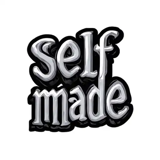 Word 'Self Made'