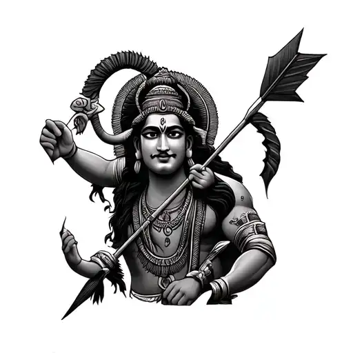 Jai Shree Ram With Arrow