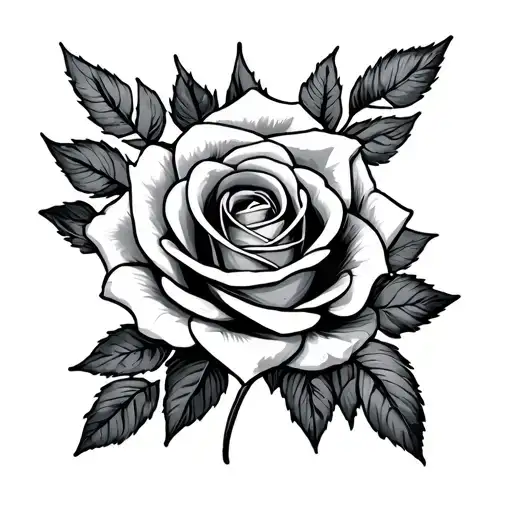 Jocelyn Name With A Rose Surrounded