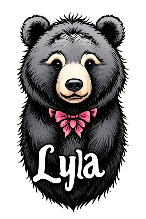 Lyla Name Bear