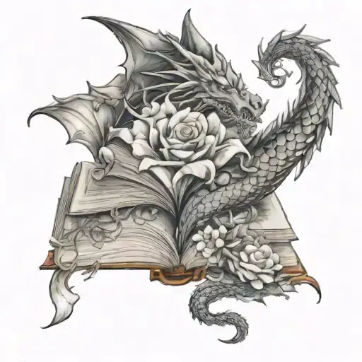 Dragon Flowers Books Forming The Shape