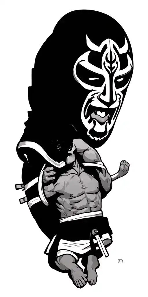 Un Luchador De Jiu Jitsu Hace Un Mataleon Al Rival