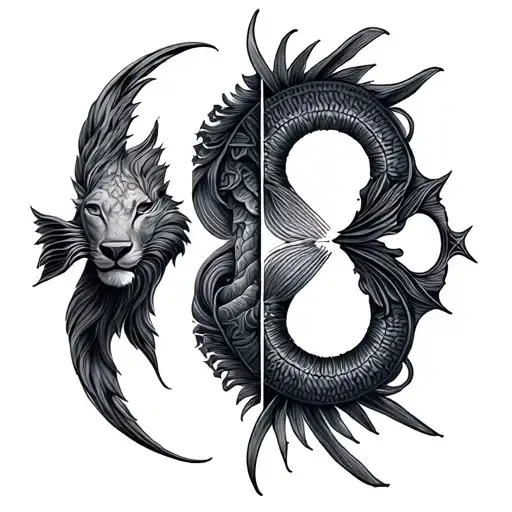 4 Separate Zodiac Sign Gemini Virgo Leo And Pisces