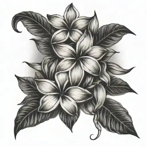 Plumeria Vine Wrapping