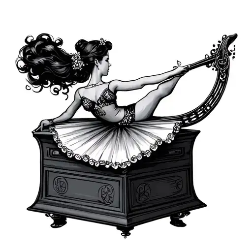 Music Box With A Dancer