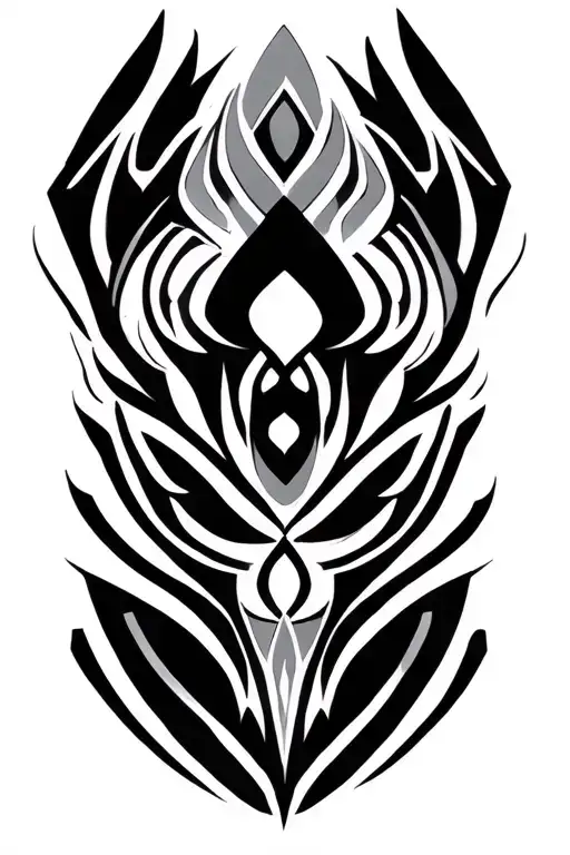 Tribal Geometric Pattern Inspired