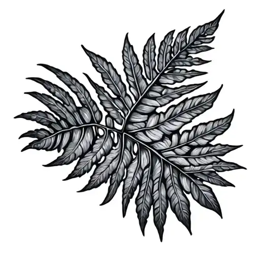 Bg Ben Silver Fern Leaf Intertwined